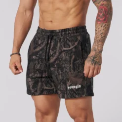 Tree Camo Cotton Shorts
