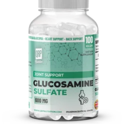 QRP Nutrition Glucosamine Sulphate 600mg joint support supplement bottle